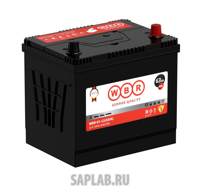 Купить WBR WBR6312ASIA Аккумулятор автомобильный стартерный WBR 63-12 ASIA