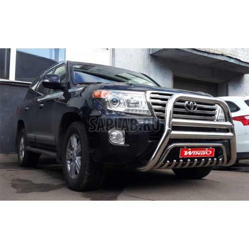 Купить WINBO A101113 Защита переднего бампера LEXUS LX570 2007+, 2013+ / Toyota LC200 2007+, A101113 WINBO
