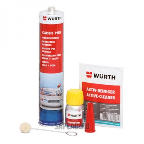 Купить WURTH 0890023700 НАБОР ДЛЯ ВКЛЕЙКИ СТЕКОЛ CLASSIC -310МЛ