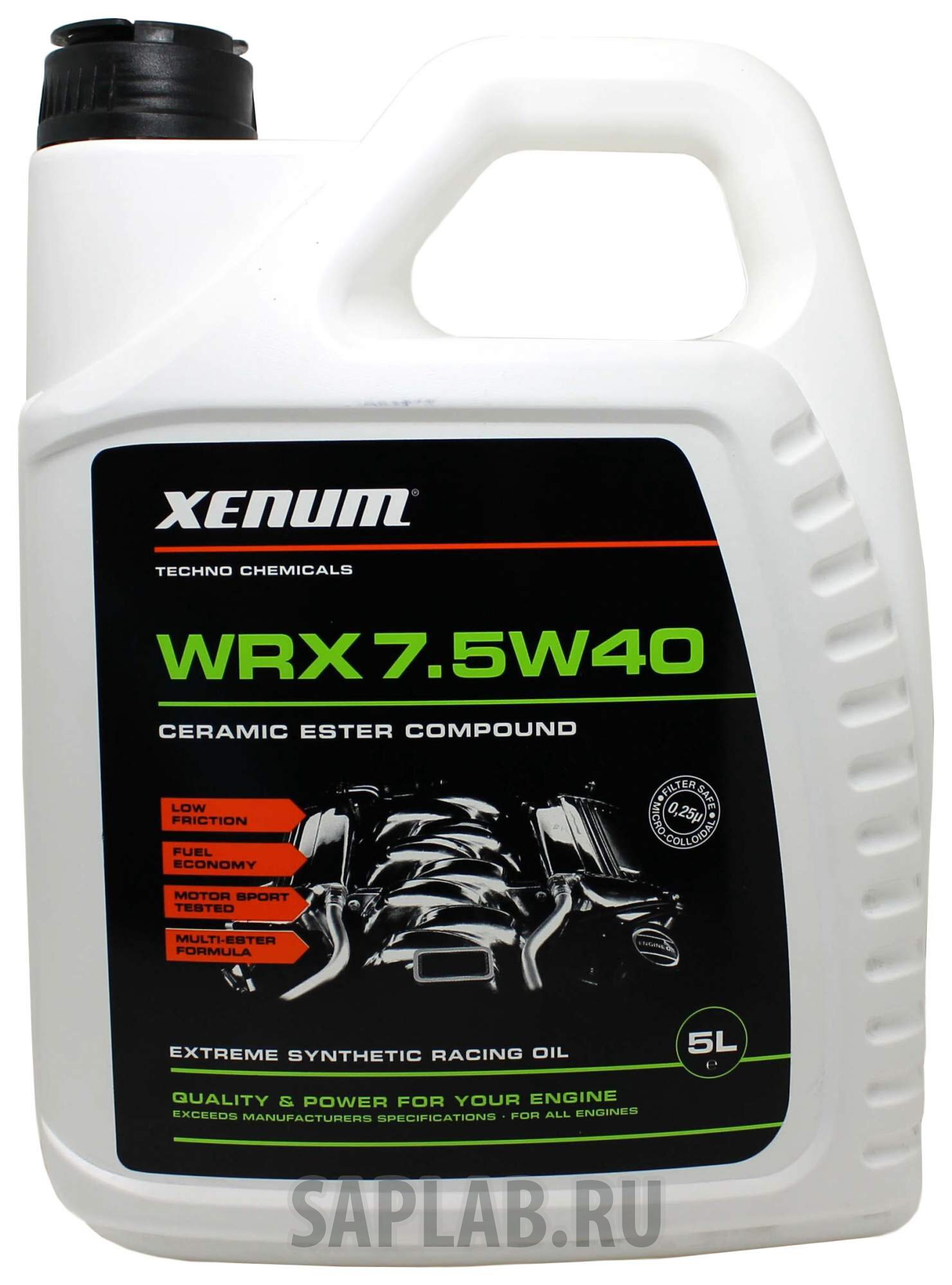 Купить XENUM 1020005 Моторное масло Xenum WRX 7.5W-40 5л