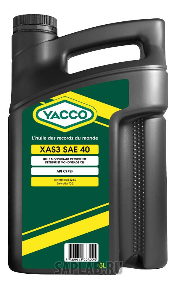Купить YACCO 322322 Моторное масло Yacco XAS340 CF/SF 5W-40 5л