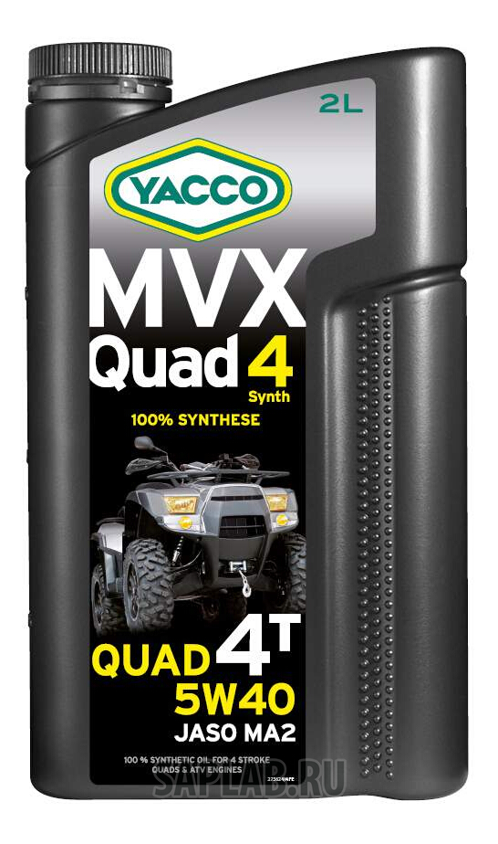 Купить YACCO 334024 Моторное масло Yacco MVX QUAD SL 5W-40 2л