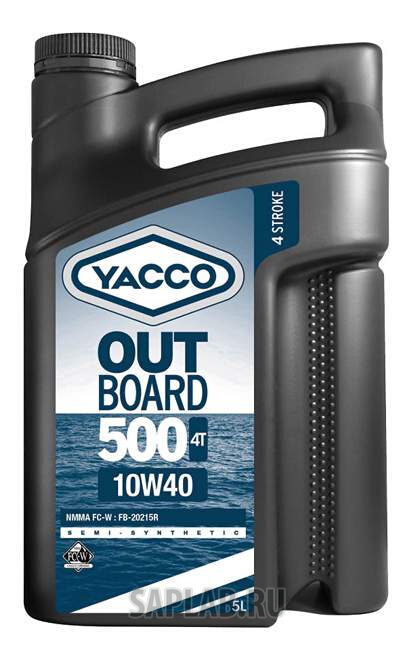 Купить YACCO 338422 Моторное масло Yacco Outboard 500 4T 10W-40 5л