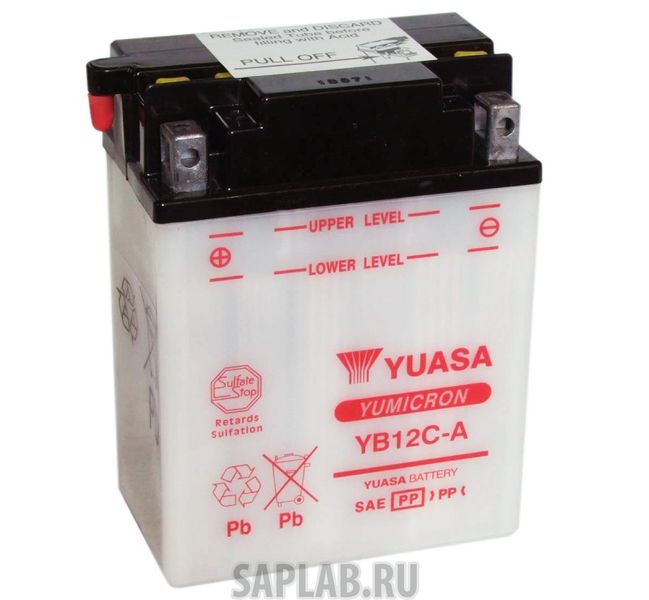 Купить YUASA YB12CA Аккумулятор YUASA YB12C-A (б/э) 1450