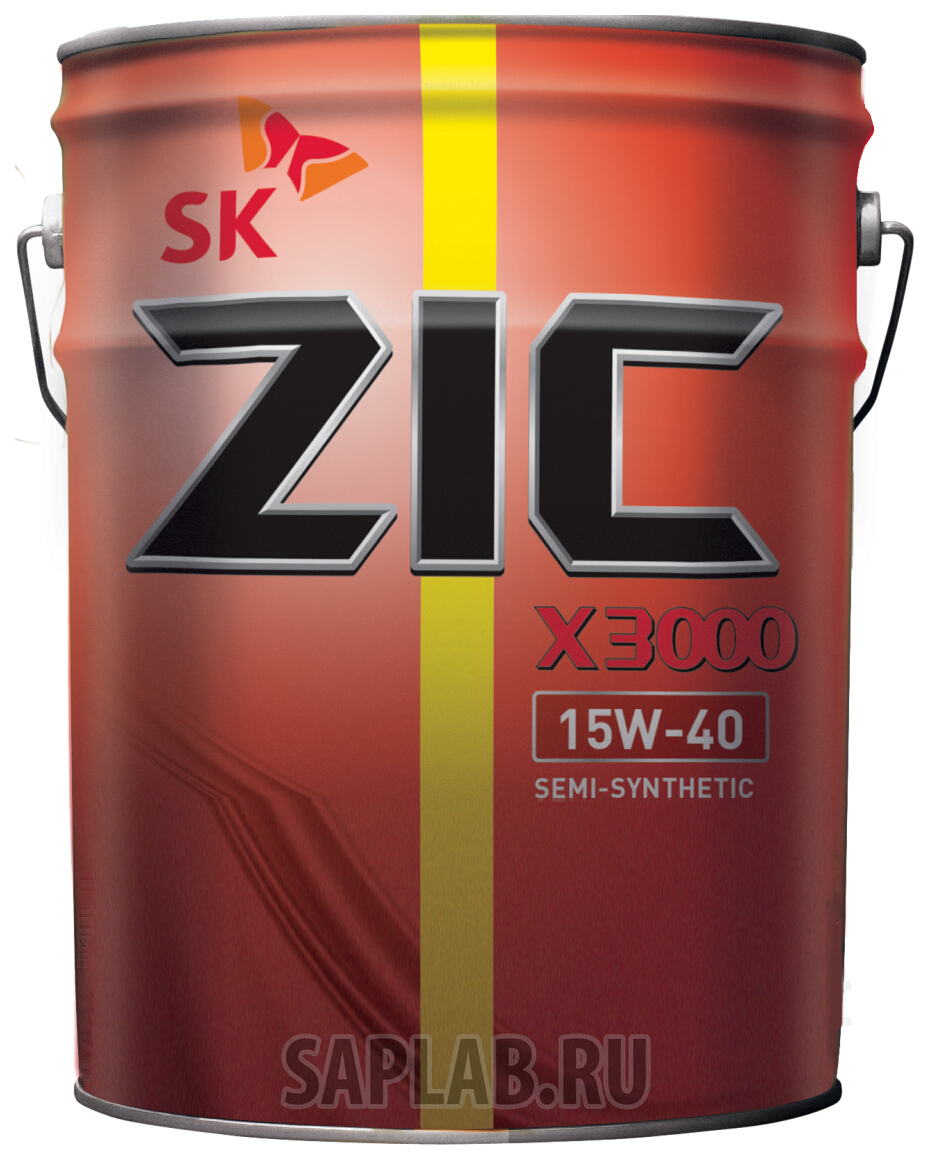 Купить ZIC 192601 Моторное масло Zic X3000 15W-40 20л