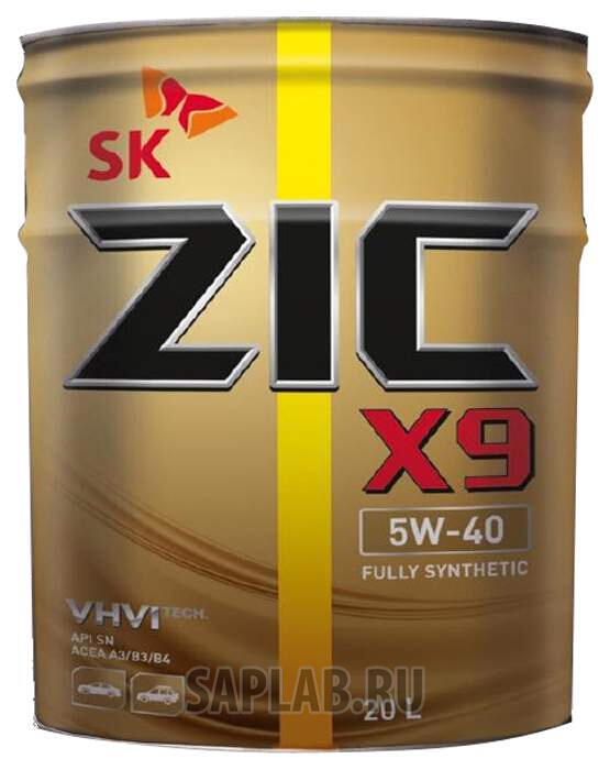 Купить ZIC 192613 Моторное масло Zic X9 5W-40 20л
