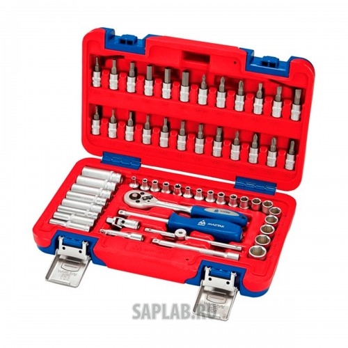 Купить МАСТАК 01056C Набор инструментов универсальный, 56 предметов МАСТАК 01-056C