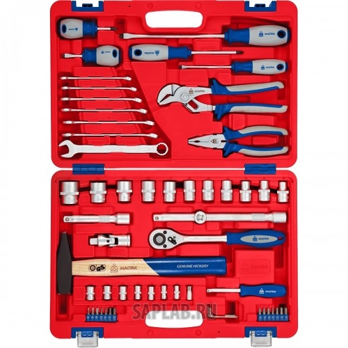 Купить МАСТАК 01058C Набор инструментов универсальный, 58 предметов МАСТАК 01-058C