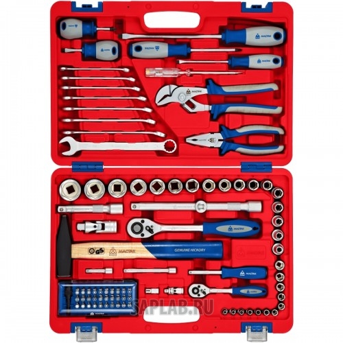 Купить МАСТАК 01088C Набор инструментов универсальный, 88 предметов МАСТАК 01-088C