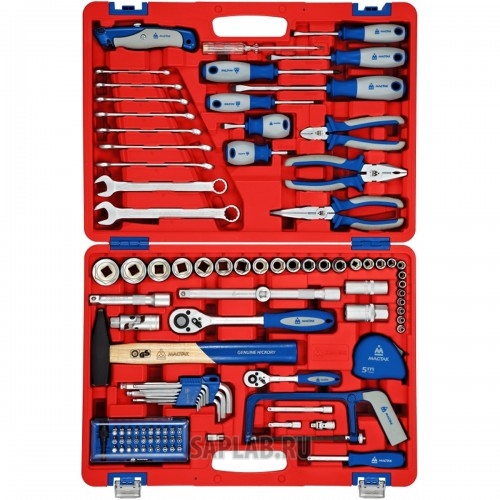 Купить МАСТАК 01102C Набор инструментов универсальный, 102 предмета МАСТАК