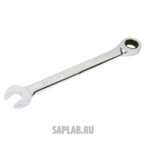 Купить МАСТАК 02130014H Ключ комбинированный с трещоткой 14 мм, МАСТАК