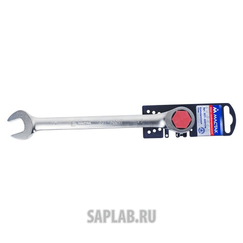 Купить МАСТАК 02130017H Ключ комбинированный с трещоткой 17 мм, МАСТАК