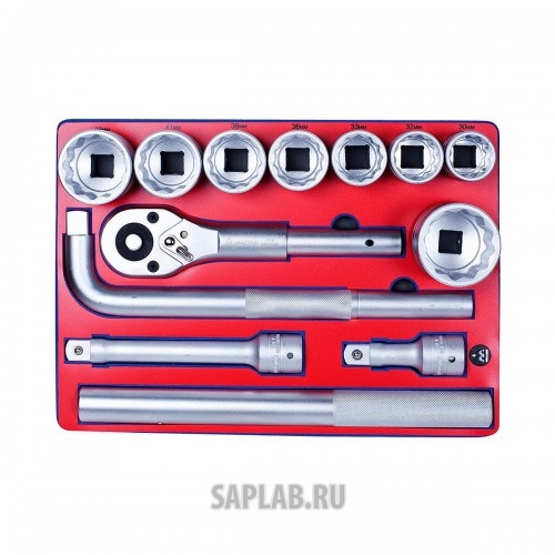 Купить МАСТАК 50062213 Набор торцевых головок 3/4” с принадлежностями, ложемент, 13 предметов, МАСТАК