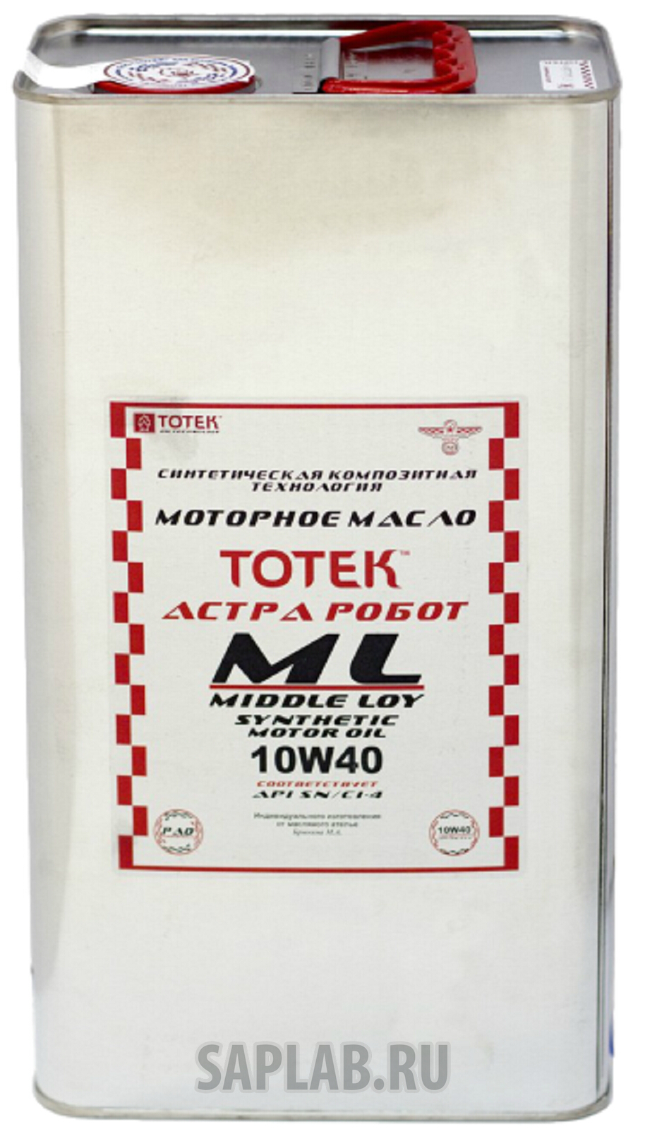 Купить ТОТЕК ML1040005 Моторное масло Тотек Астра Робот ML SAE 10W40