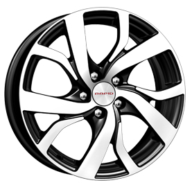 Купить Rapid R13943 RAPID ПАЛЕРМО АЛМАЗ (KC607) 6.5X16 5/114.3 ET45 d66.1 /black/ [r13943]