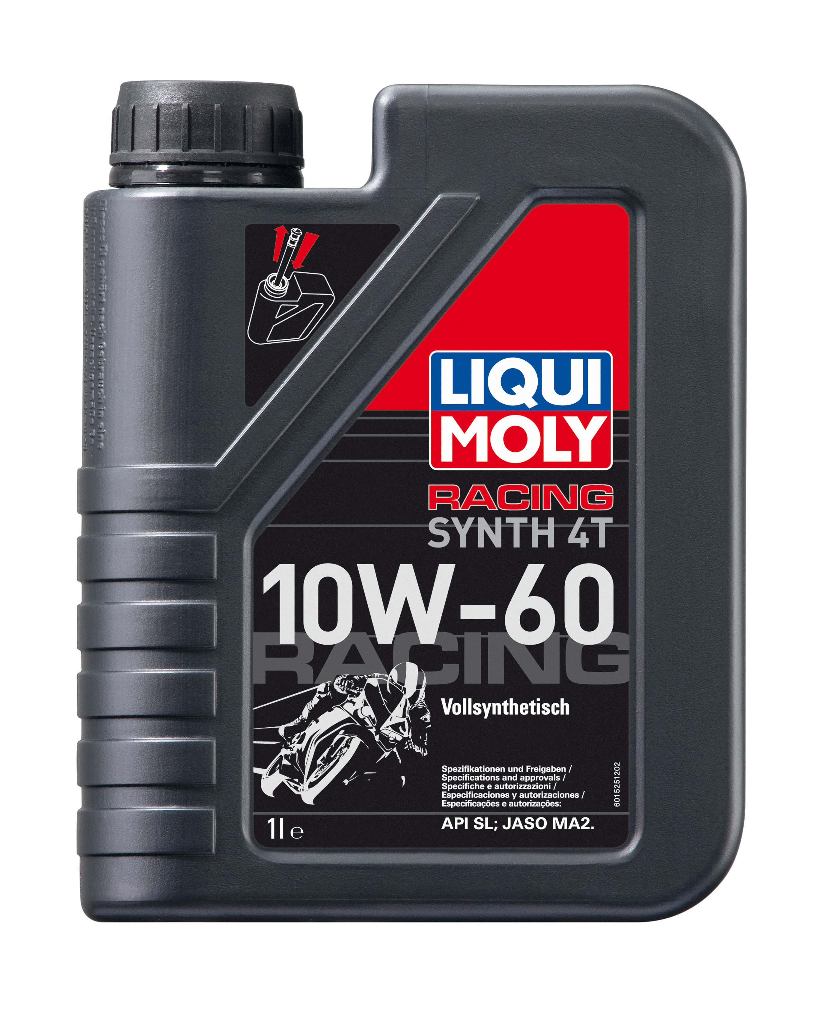 Купить LIQUI MOLY 1525 Моторное масло Liqui moly Motorbike 4T Synth Street Race 10w-60 1л
