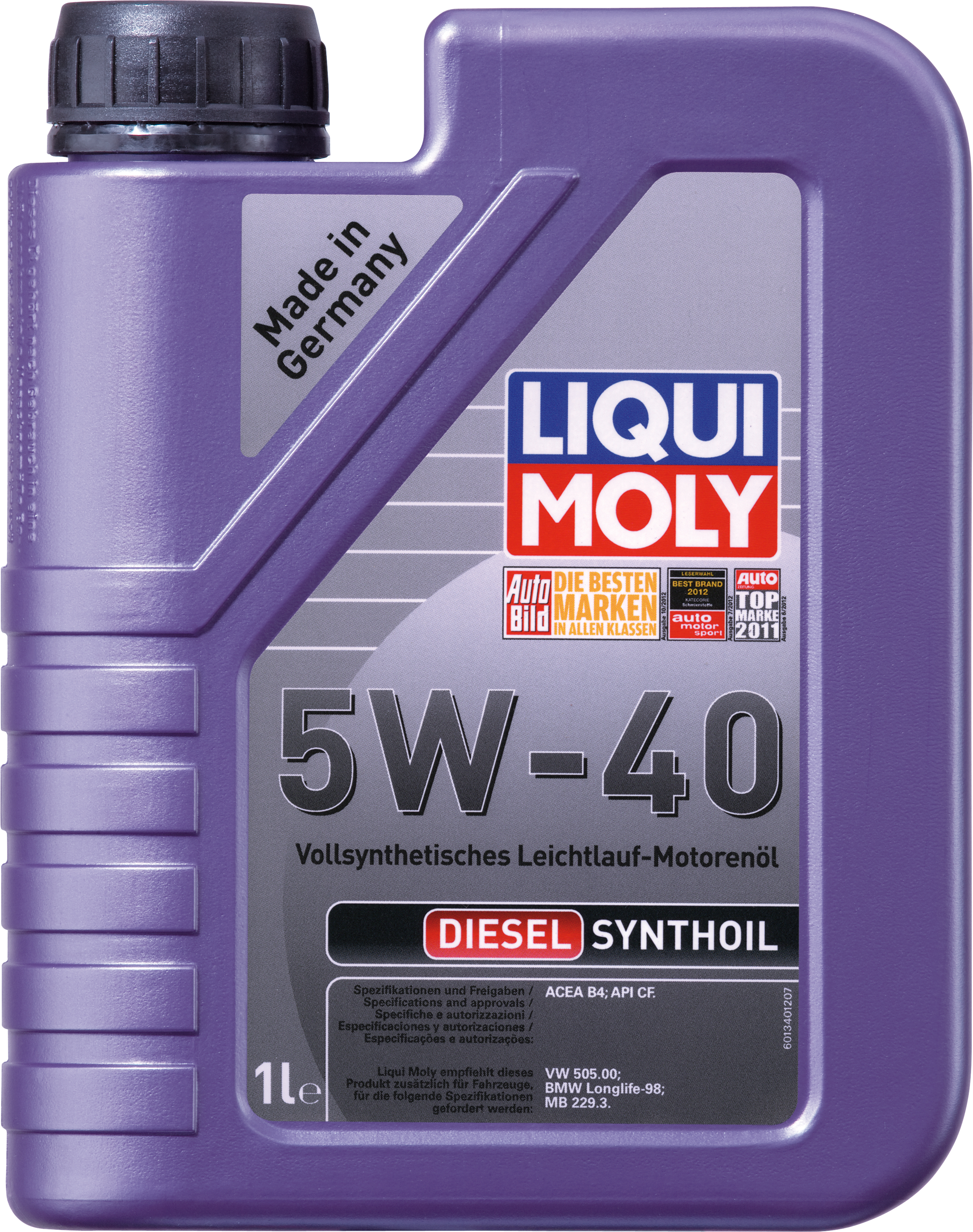 Купить LIQUI MOLY 1926 Моторное масло Liqui moly Diesel Synthoil 5W-40 1л