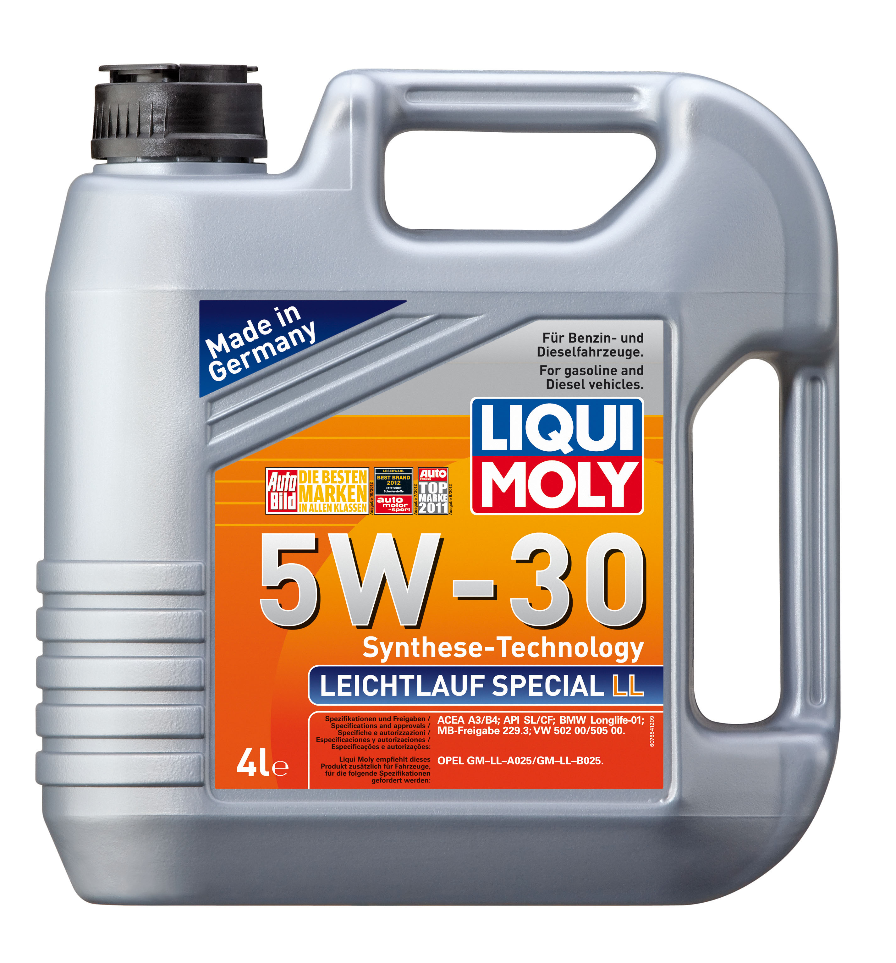 Купить LIQUI MOLY 7654 Моторное масло Liqui moly Special Tec LL 5W-30 4л