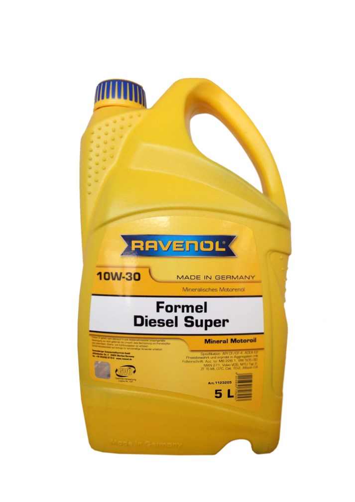 Купить RAVENOL 4014835726253 Моторное масло Ravenol Formel Diesel Super 10W-30 5л