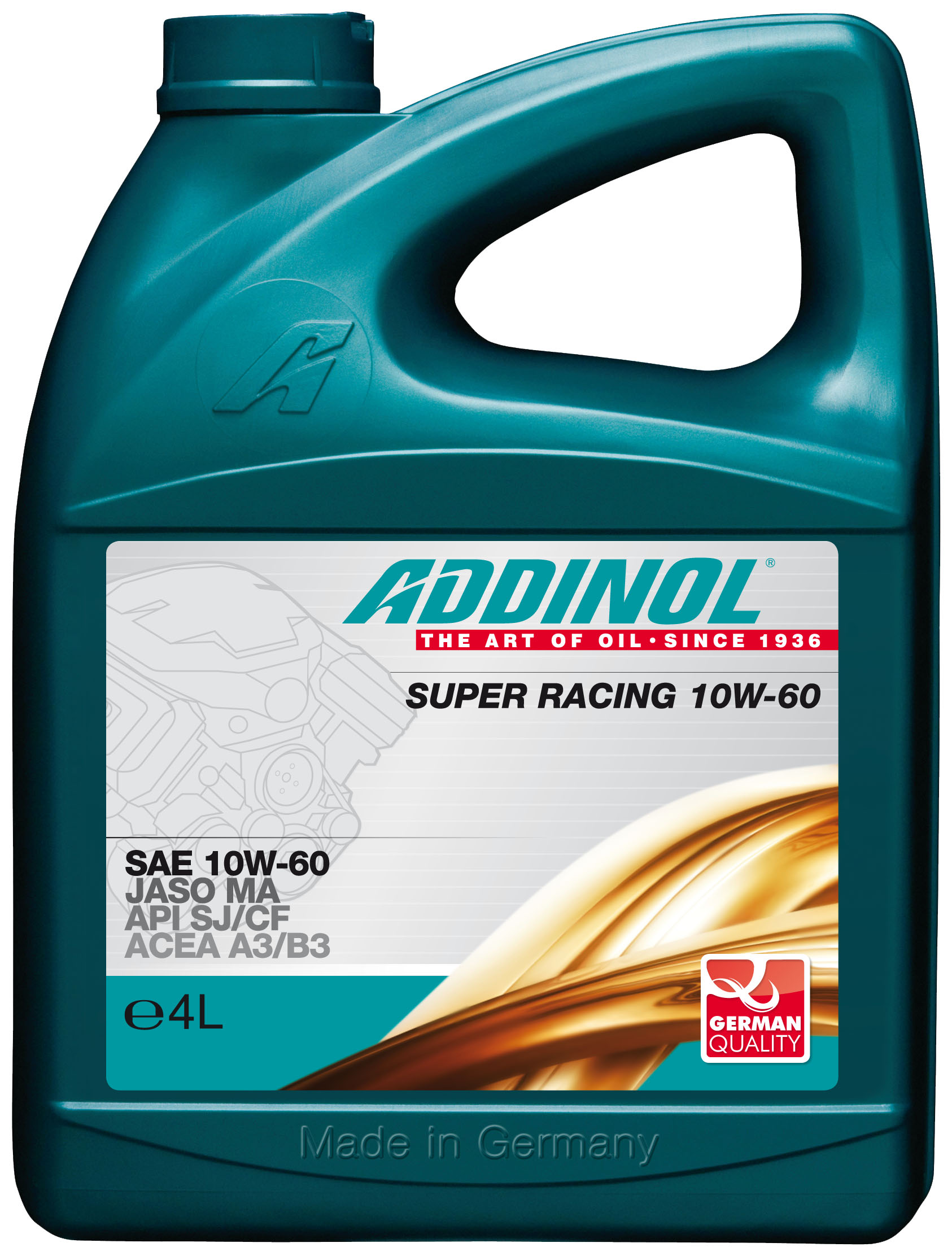 Купить ADDINOL 4014766250599 Моторное масло Addinol Super Racing 10W-60 4л