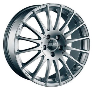 Купить Oz WHS027312 Superturismo GT 15/6,5 ET35 Race silver + black lettering