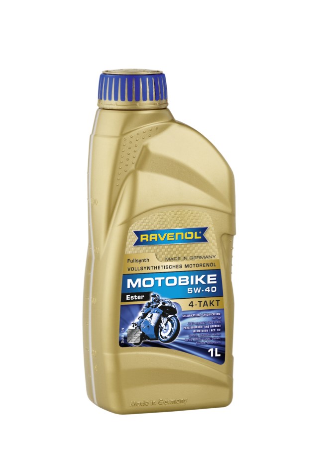 Купить RAVENOL 4014835730717 Моторное масло Ravenol Motobike 4-T Ester 5W-40 1л