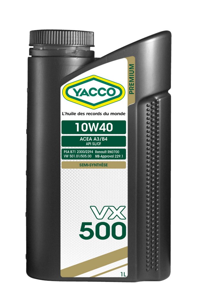 Купить YACCO 303125 Моторное масло Yacco VX 500 SL/CF 10W-40 1л