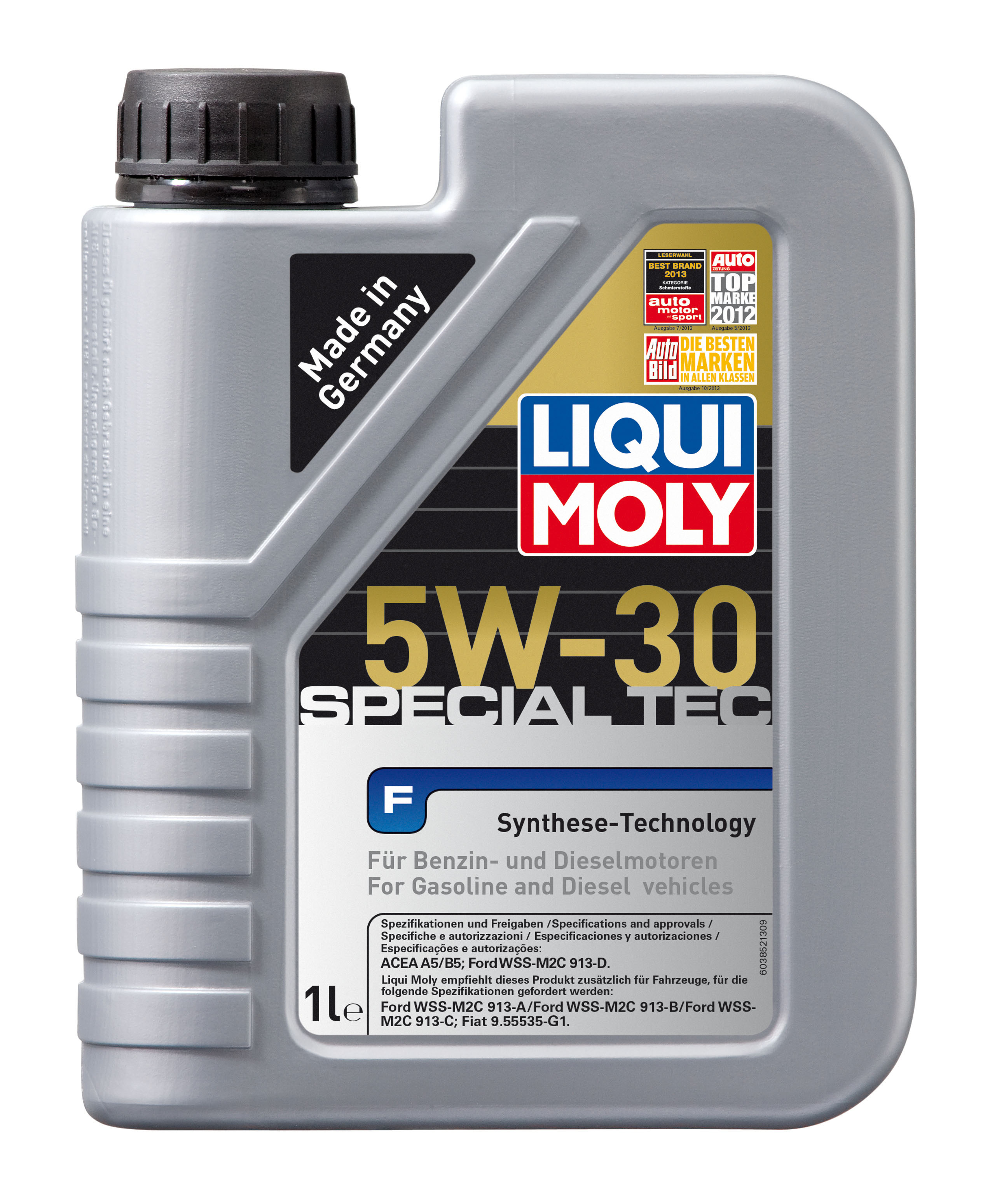 Купить LIQUI MOLY 8063 Моторное масло Liqui moly Special Tec F 5W-30 1л