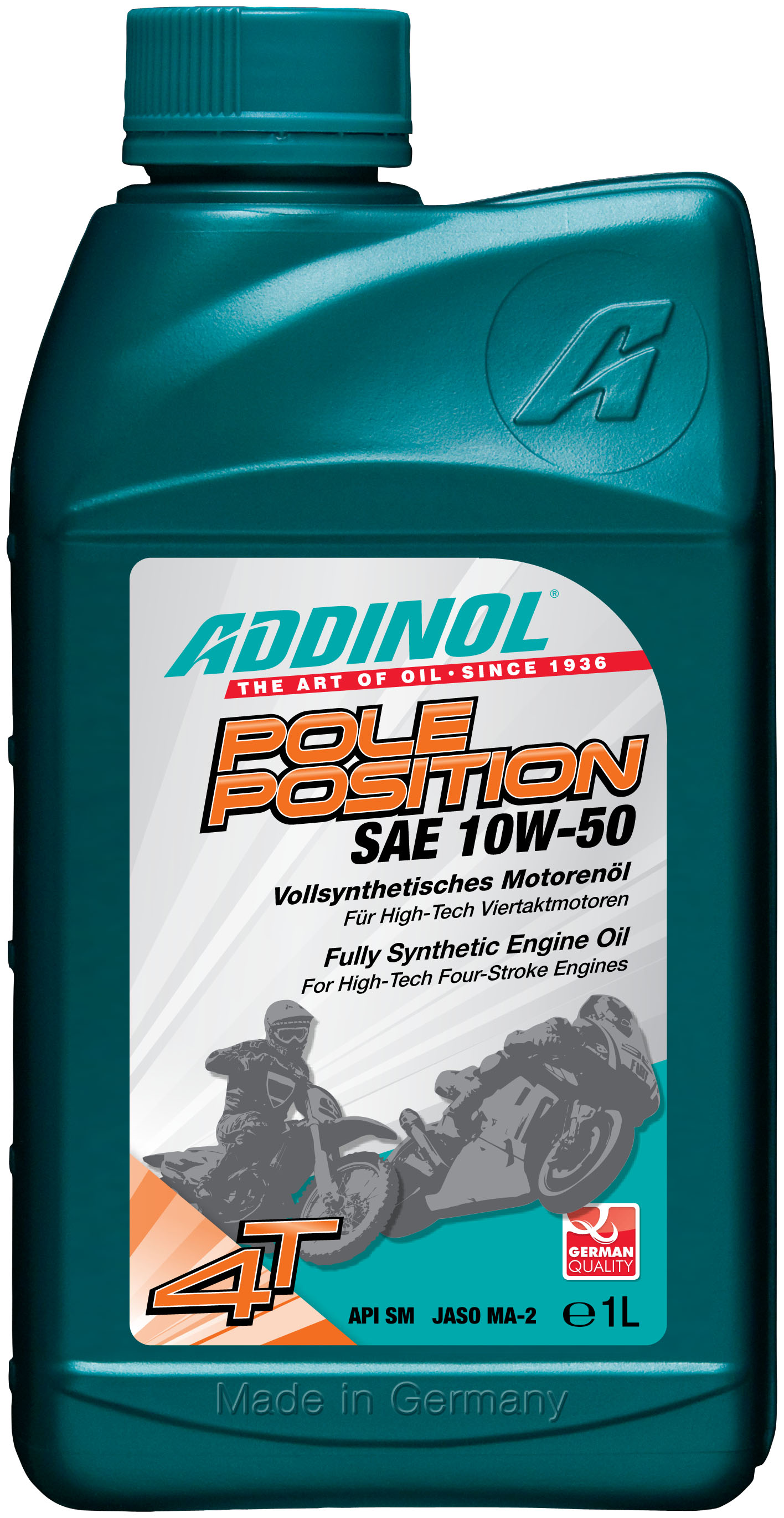Купить ADDINOL 4014766073457 Моторное масло Addinol Pole Position 10W-50 1л