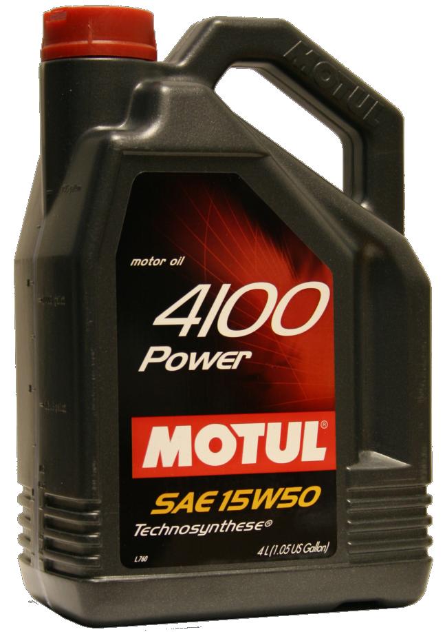 Купить MOTUL 100271 Моторное масло Motul 4100 Power 15W-50 5л