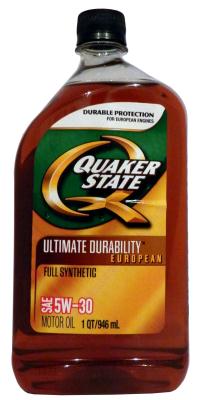 Купить QUAKER STATE 073102040557 Моторное масло QUAKER STATE Ultimate Durability European SAE 5W-30 (0,946л)