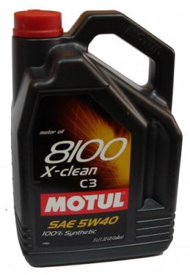 Купить MOTUL 102051 Моторное масло Motul 8100 X-clean 5w-40 5л