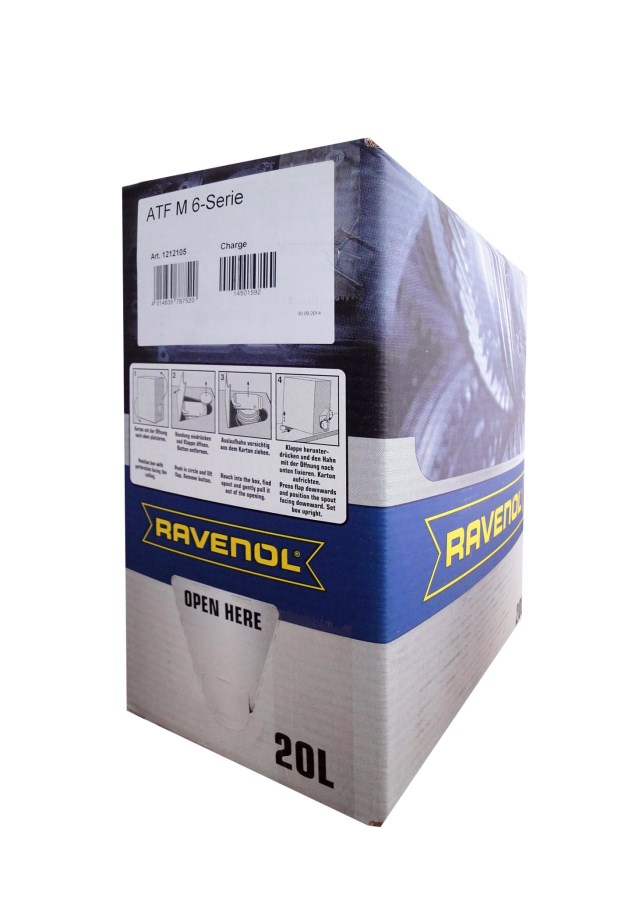 Купить Ravenol 4014835787520 Трансмиссионное масло  ATF MB 6-Serie (20л)