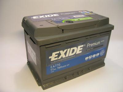 Купить EXIDE EA770 Аккумулятор автомобильный EXIDE EA770 77 Ач